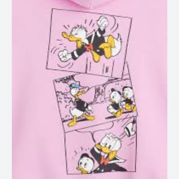H&M Donald Duck "CRASH!" Graphic Hoodie - Picture 5 of 8